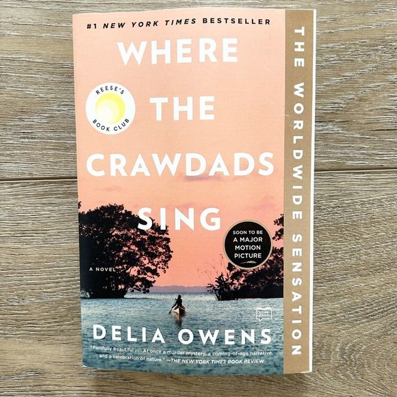 Where the Crawdads Sing Paperback Novel Delia Owens Reese Book Club Best Seller - Picture 2 of 6